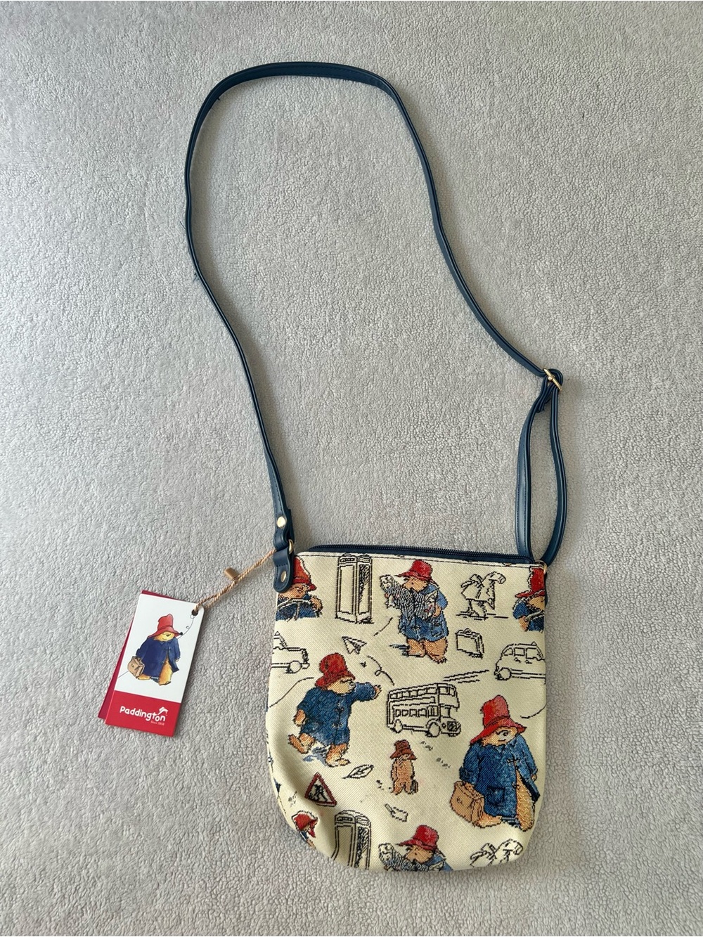Signare Tapestry Paddington Bear Sling Cross Body Bag Shoulder Bag Women Kids